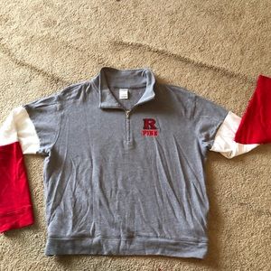 ✨flash sale✨ vs pink collegiate rutgers zip